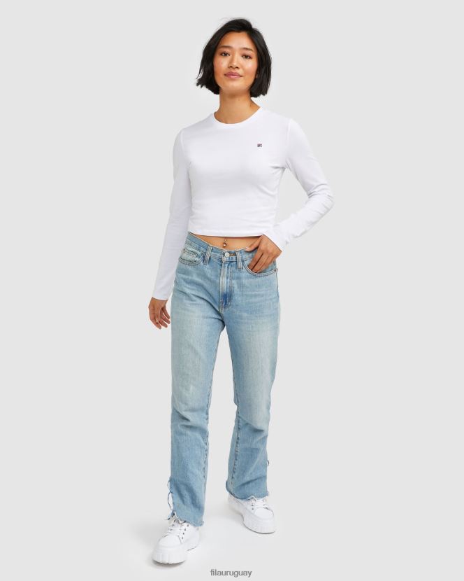 blanco FILA camiseta fila mujer insignia l/s blanco 6L8PR22885