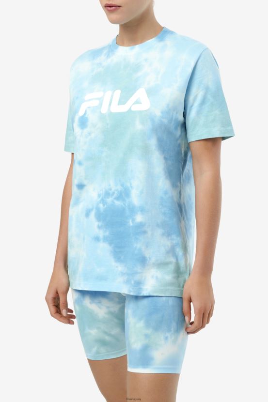 blanco/splish/todo/latigo bay FILA camiseta alivia tie dye white/splish/all/latigo bay fila 6L8PR21403