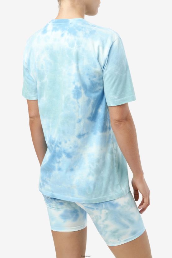 blanco/splish/todo/latigo bay FILA camiseta alivia tie dye white/splish/all/latigo bay fila 6L8PR21403