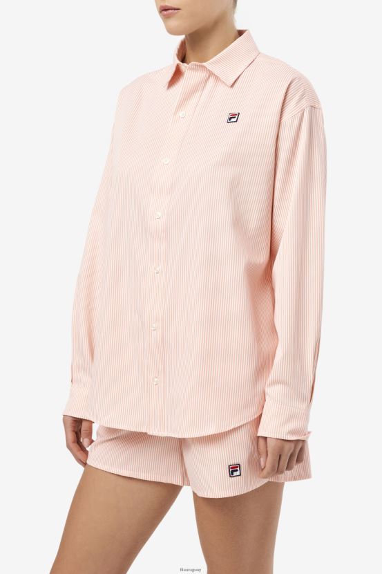coral almendra/blanco FILA camisa de vestir coral almendra/blanca ariella fila 6L8PR21398