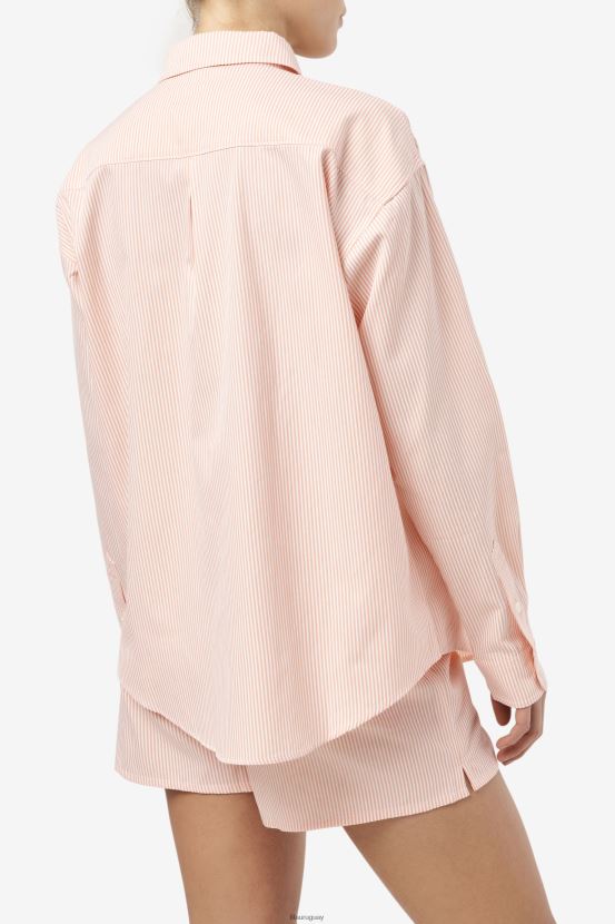 coral almendra/blanco FILA camisa de vestir coral almendra/blanca ariella fila 6L8PR21398