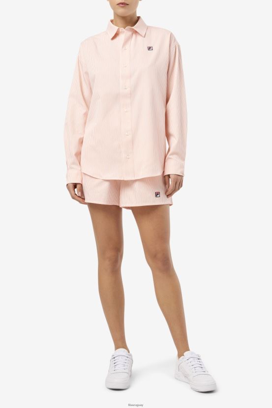 coral almendra/blanco FILA camisa de vestir coral almendra/blanca ariella fila 6L8PR21398
