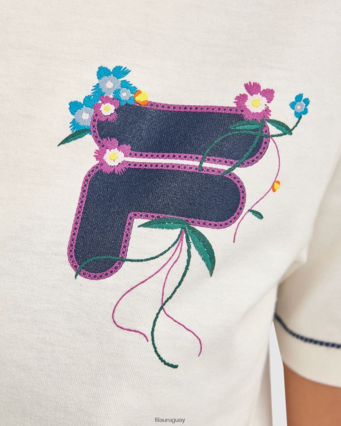 garceta FILA camiseta tally mujer fila egret 6L8PR22804