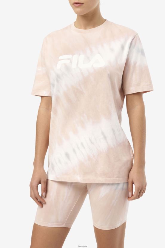 gardenia/blanco/bloque belga FILA fila gardenia/blanco/belga bloque alivia tie-dye 6L8PR21404