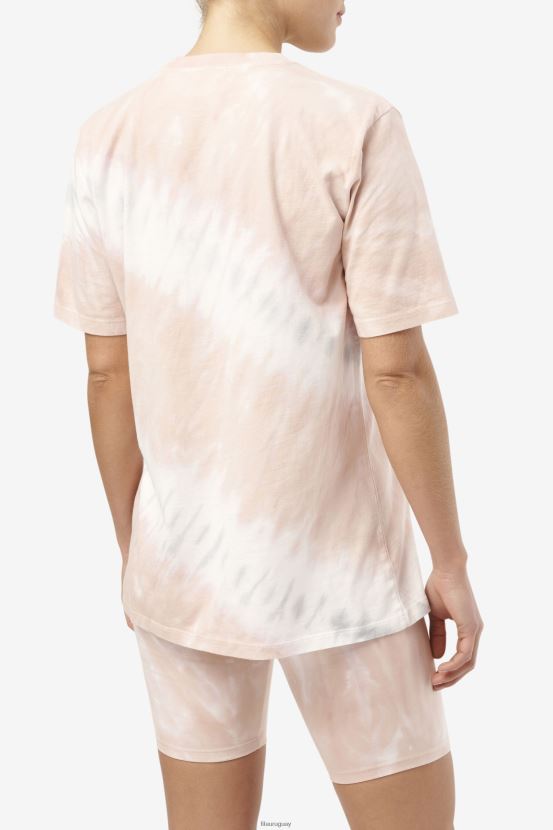 gardenia/blanco/bloque belga FILA fila gardenia/blanco/belga bloque alivia tie-dye 6L8PR21404
