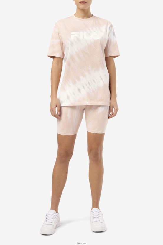 gardenia/blanco/bloque belga FILA fila gardenia/blanco/belga bloque alivia tie-dye 6L8PR21404