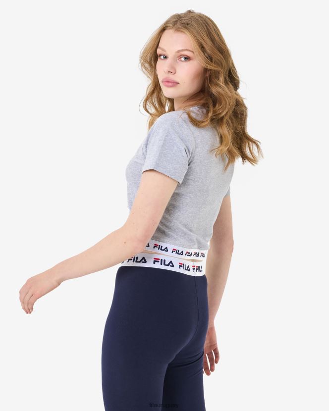 marga gris FILA camiseta fila sage cropped gris marle 6L8PR22941