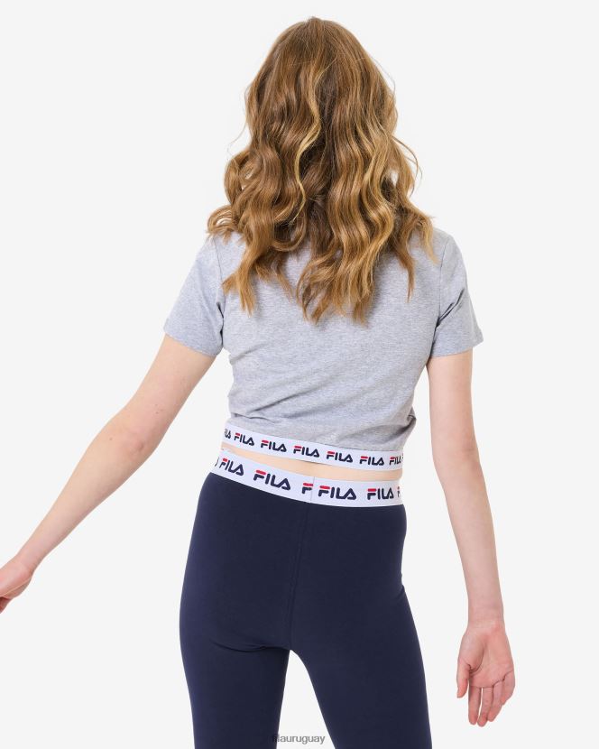 marga gris FILA camiseta fila sage cropped gris marle 6L8PR22941