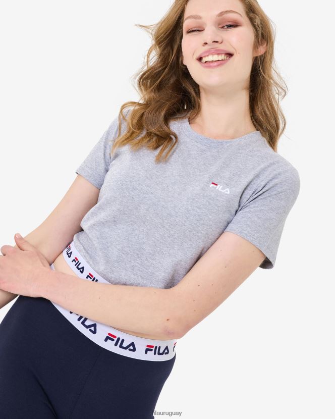 marga gris FILA camiseta fila sage cropped gris marle 6L8PR22941