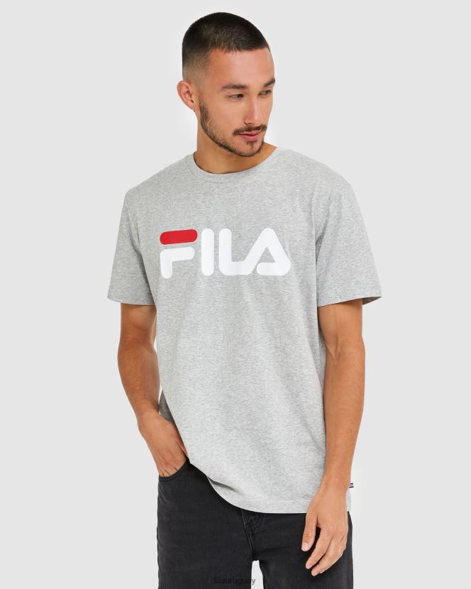 marga plateada FILA camiseta unisex clásica silver marle fila 6L8PR22435