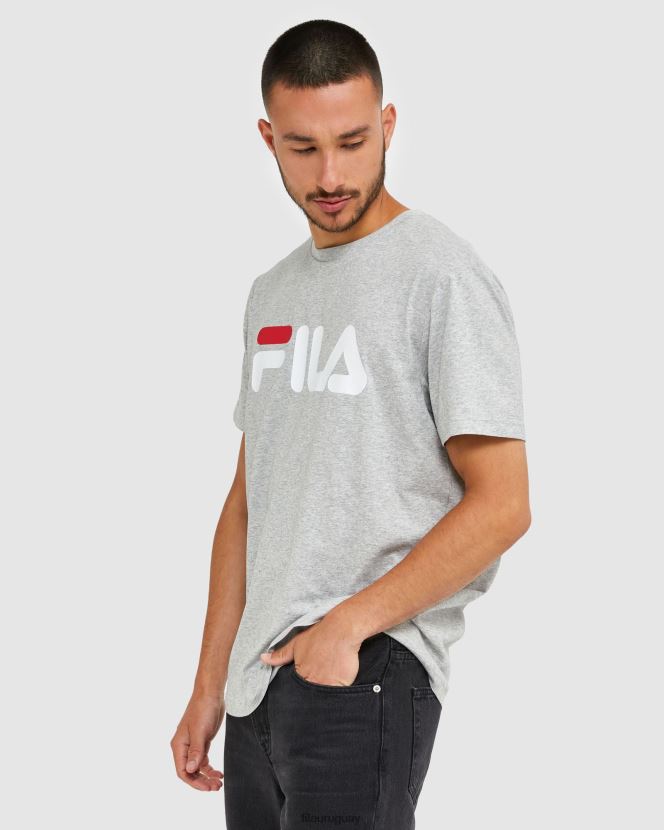 marga plateada FILA camiseta unisex clásica silver marle fila 6L8PR22435