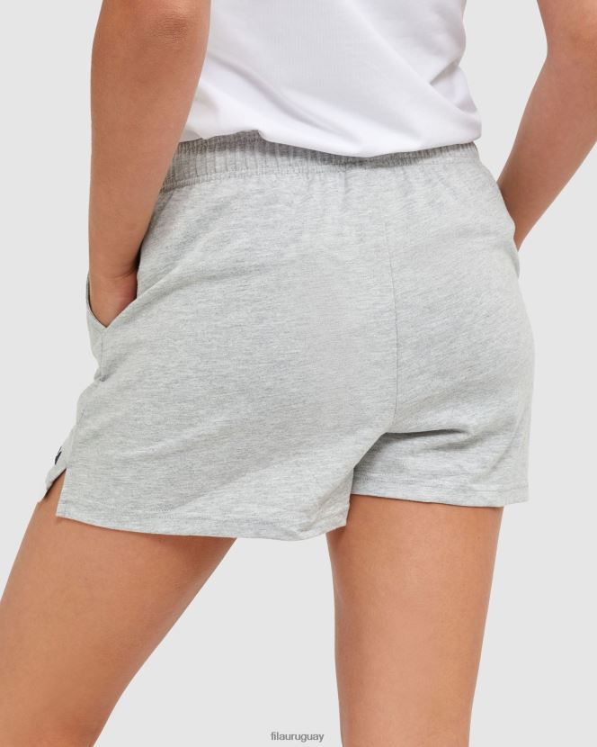 marga plateada FILA pantalones cortos de punto clásicos para mujer plata marle fila 6L8PR22873