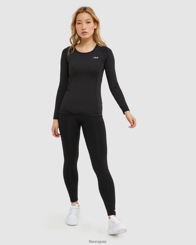 negro FILA camiseta fila classic mujer l/s negro 6L8PR22905