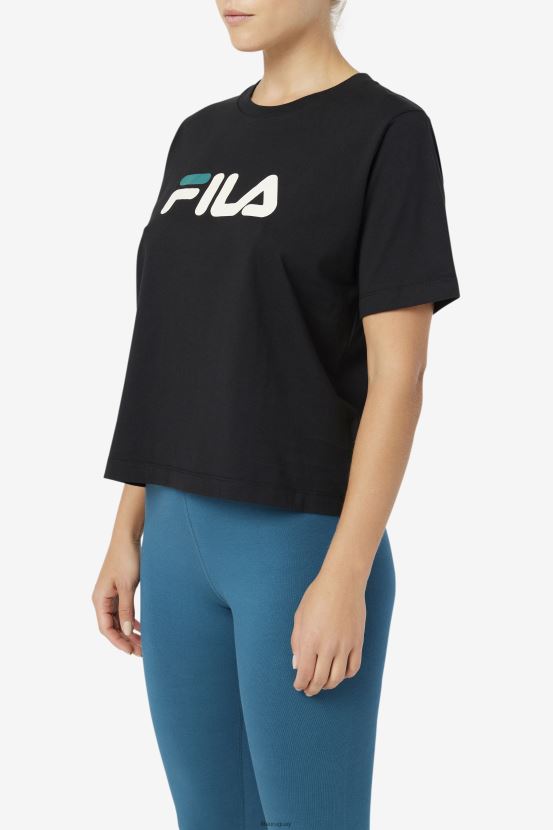 negro FILA camiseta fila thea negra 6L8PR21447
