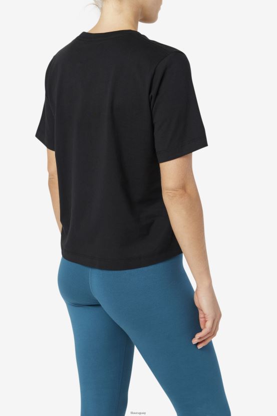negro FILA camiseta fila thea negra 6L8PR21447
