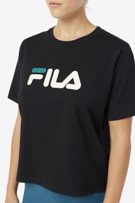 negro FILA camiseta fila thea negra 6L8PR21447