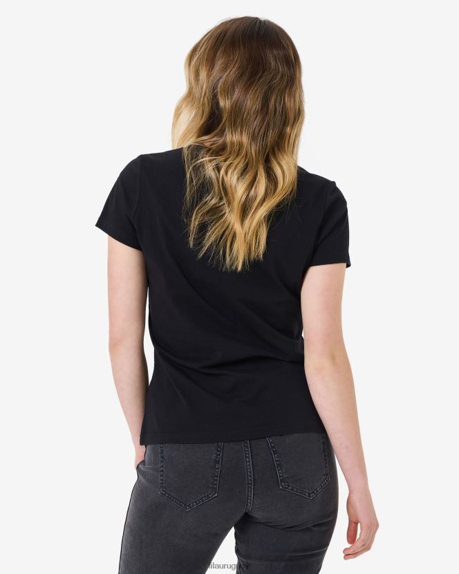 negro FILA camiseta fila volara badge 2.0 negra 6L8PR22943