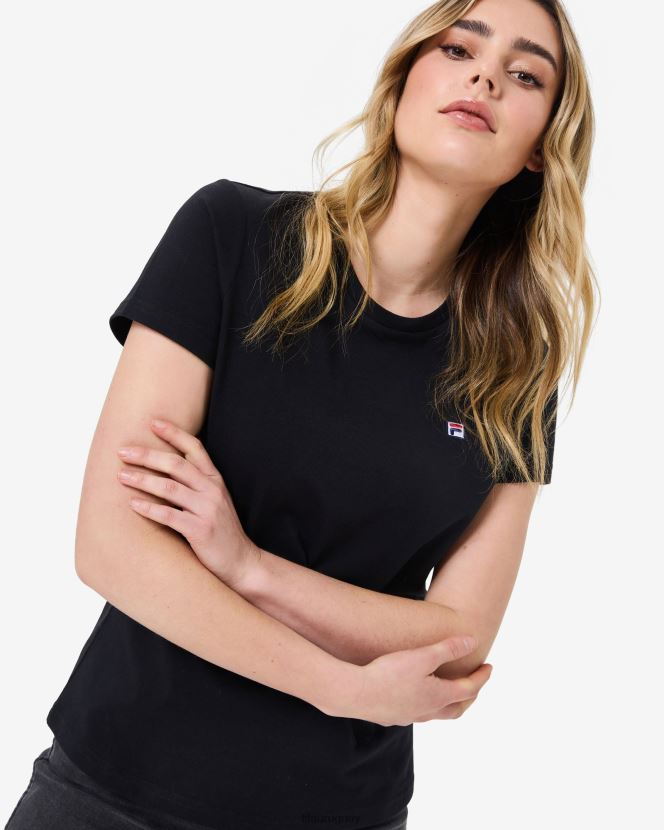 negro FILA camiseta fila volara badge 2.0 negra 6L8PR22943