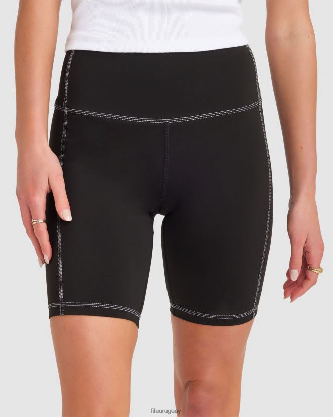 negro FILA fila chiara mujer corta negra 6L8PR22855