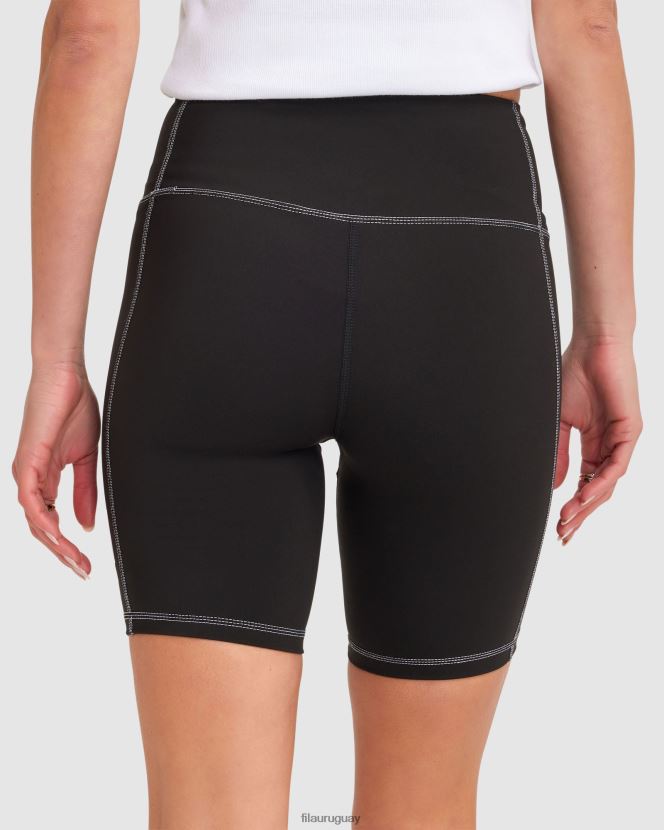 negro FILA fila chiara mujer corta negra 6L8PR22855