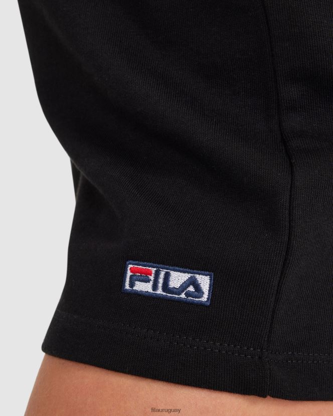 negro FILA fila imogen mujer cortas negras 6L8PR22828