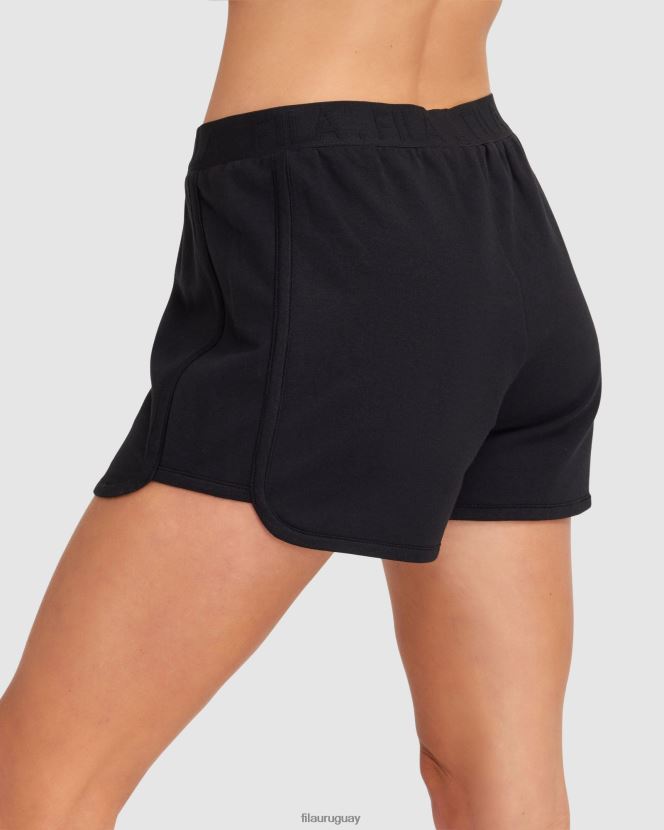 negro FILA fila spencer mujer cortas negras 6L8PR22816