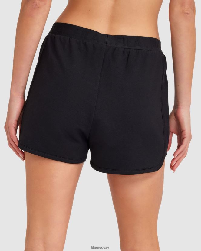 negro FILA fila spencer mujer cortas negras 6L8PR22816