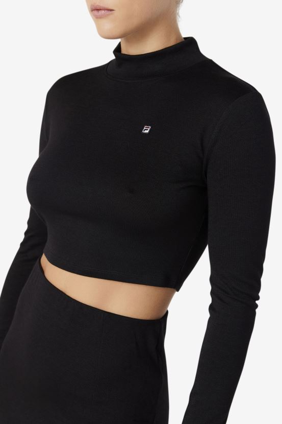 negro FILA top fila luise negro con cuello alto 6L8PR21413