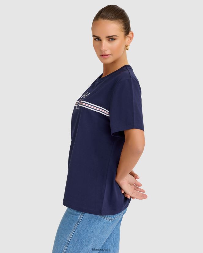 nueva marina FILA camiseta fila cathy new azul marino 6L8PR22783