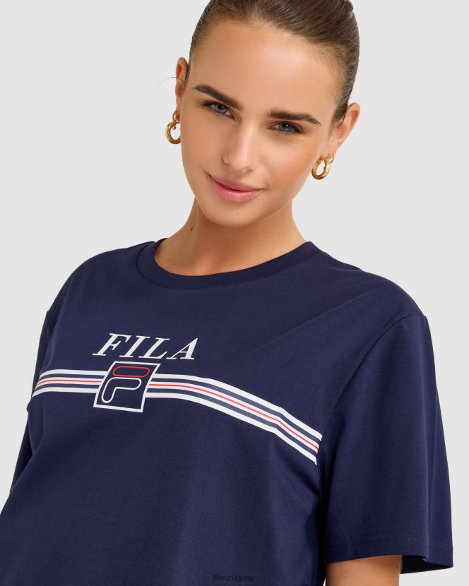 nueva marina FILA camiseta fila cathy new azul marino 6L8PR22783
