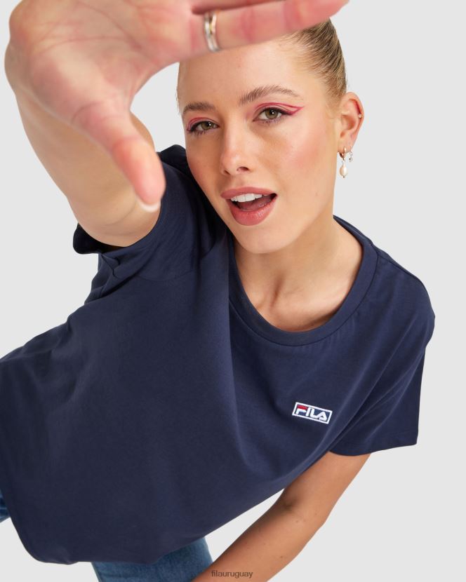 nueva marina FILA camiseta fila new azul marino imogen mujer 6L8PR22842