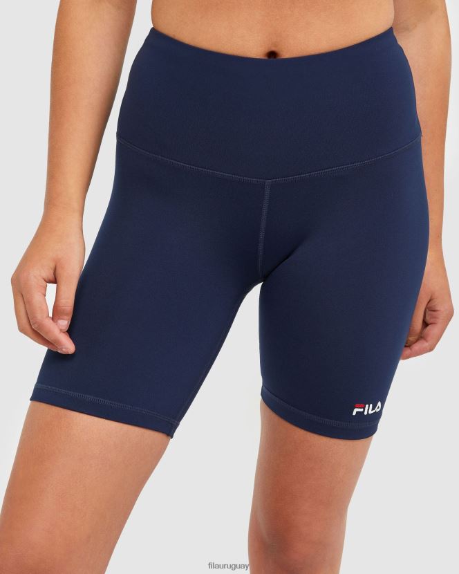 nueva marina FILA pantalones cortos de ciclismo clásicos para mujer fila new marino 6L8PR22906