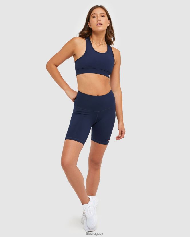 nueva marina FILA pantalones cortos de ciclismo clásicos para mujer fila new marino 6L8PR22906
