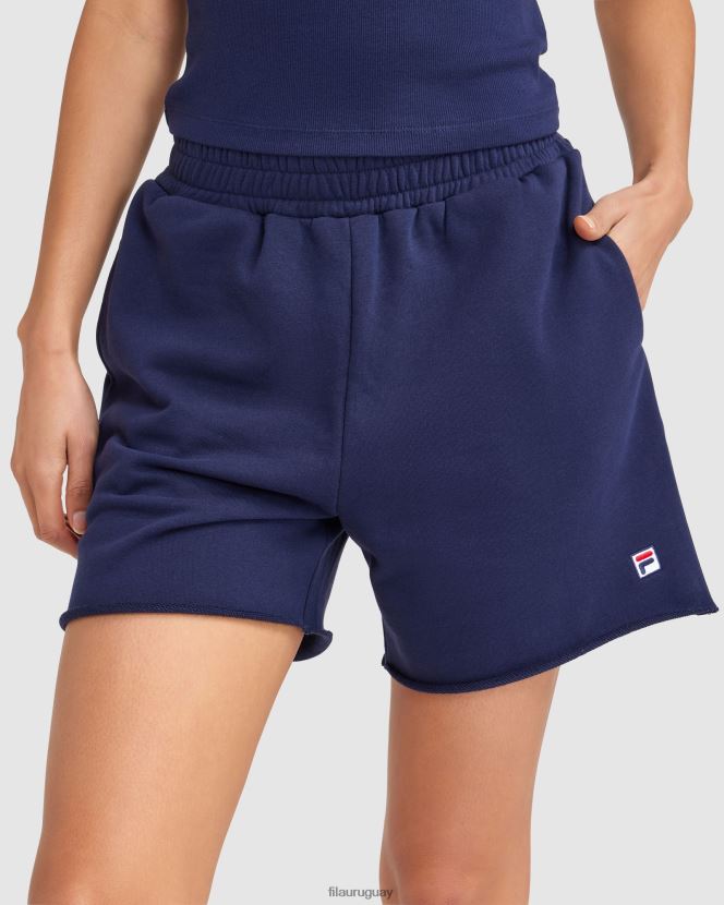 nueva marina FILA pantalones cortos fila cinzia azul marino para mujer 6L8PR22835