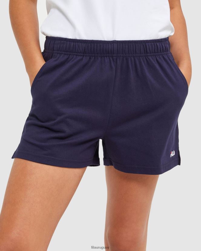 nueva marina FILA pantalones cortos fila new azul marino classic mujer 6L8PR22872
