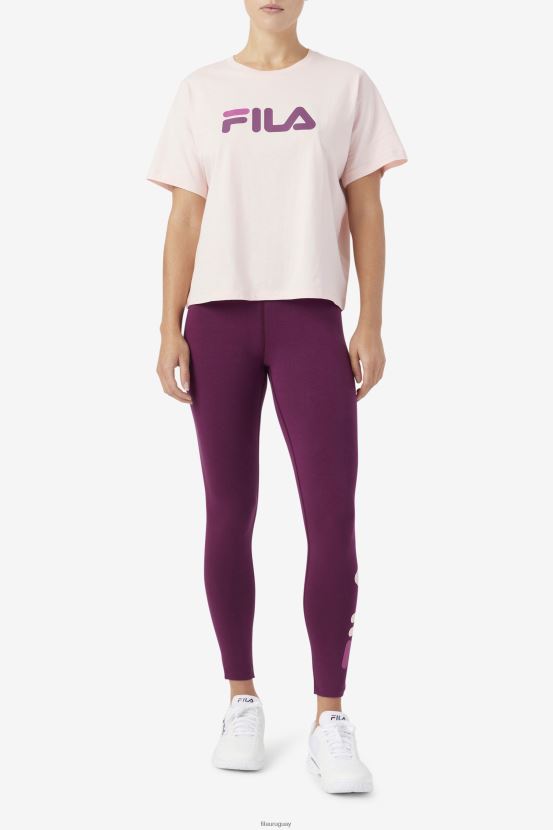 popurrí/vino de uva/colorete FILA thea tee popurrí/vino de uva/rouge fila 6L8PR21451