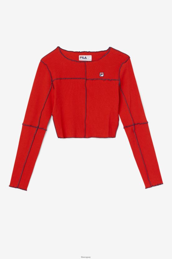 rojo FILA camiseta fila brooklynn roja 6L8PR21396