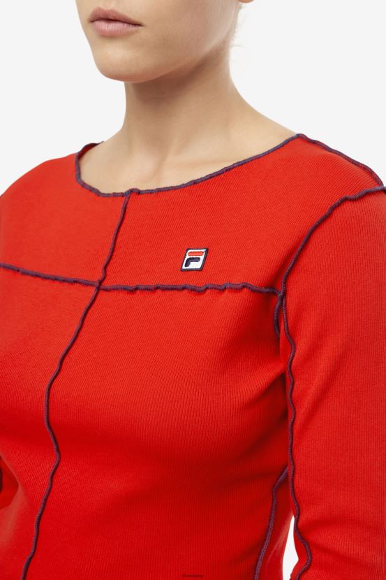rojo FILA camiseta fila brooklynn roja 6L8PR21396