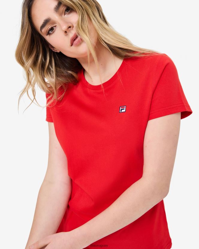 rojo FILA camiseta volara badge 2.0 fila roja 6L8PR22945