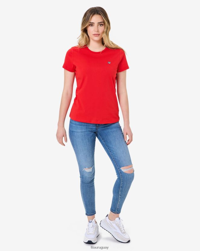 rojo FILA camiseta volara badge 2.0 fila roja 6L8PR22945