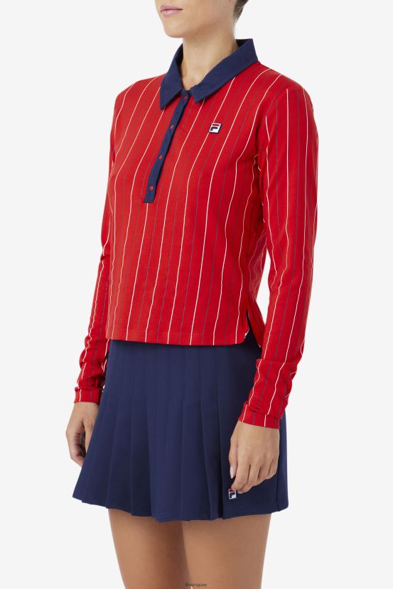 rojo FILA polo manga larga fila jada rojo 6L8PR21386