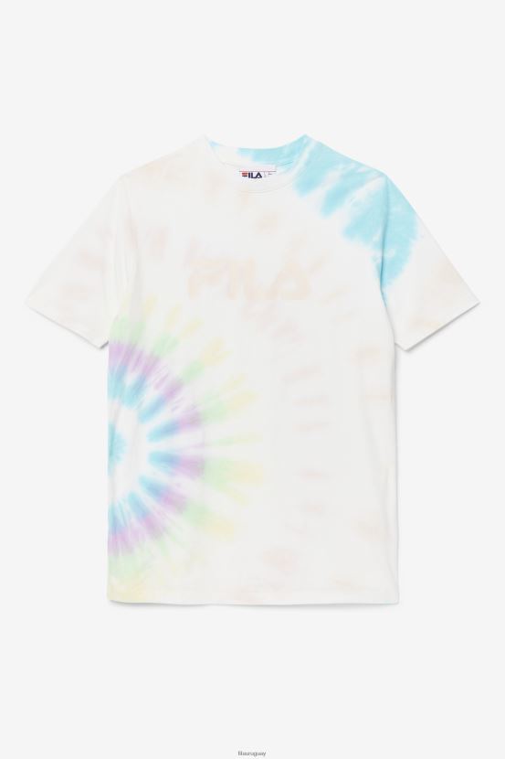 teñido anudado doble crema FILA Camiseta con teñido anudado en crema doble de fila alivia 6L8PR21401