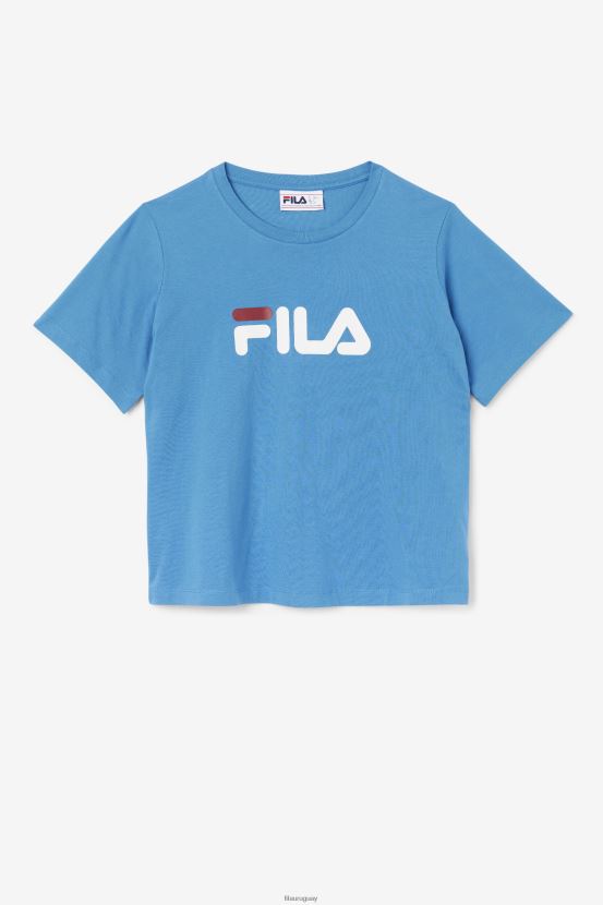 vallarta azul/blanco/ruibarbo FILA fila thea tee vallarta azul/blanco/ruibarbo 6L8PR21453