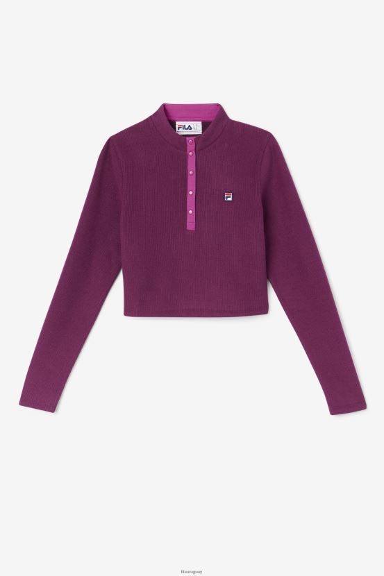 vino de uva/rojo FILA fila josie half zip top uva vino/rouge 6L8PR21391