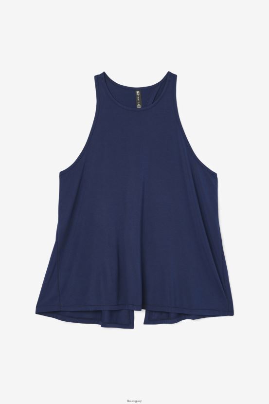 Armada FILA fila fi-lux camiseta sin mangas con espalda abierta azul marino 6L8PR21915