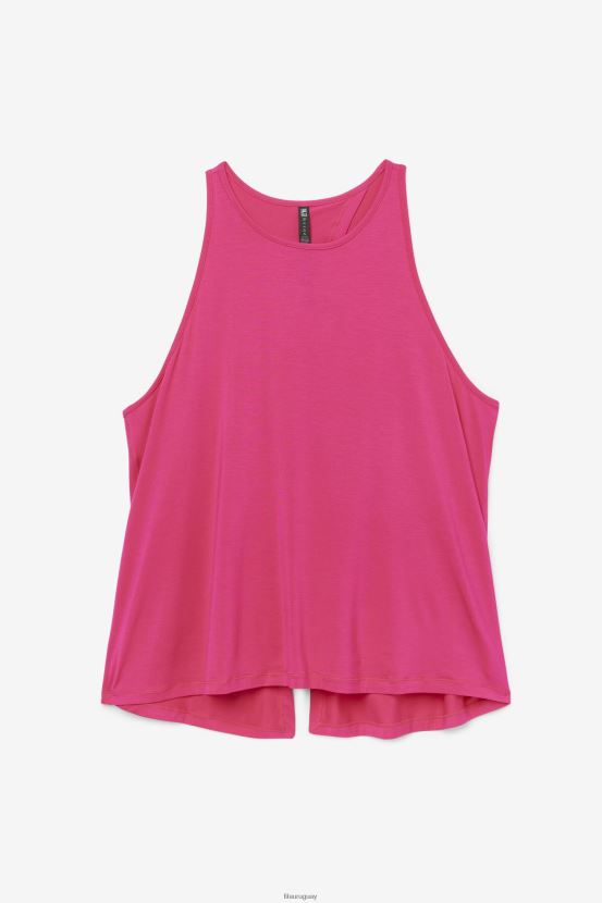 Rosa brillante FILA Camiseta sin mangas fi-lux espalda abierta fila rosa brillante 6L8PR21913