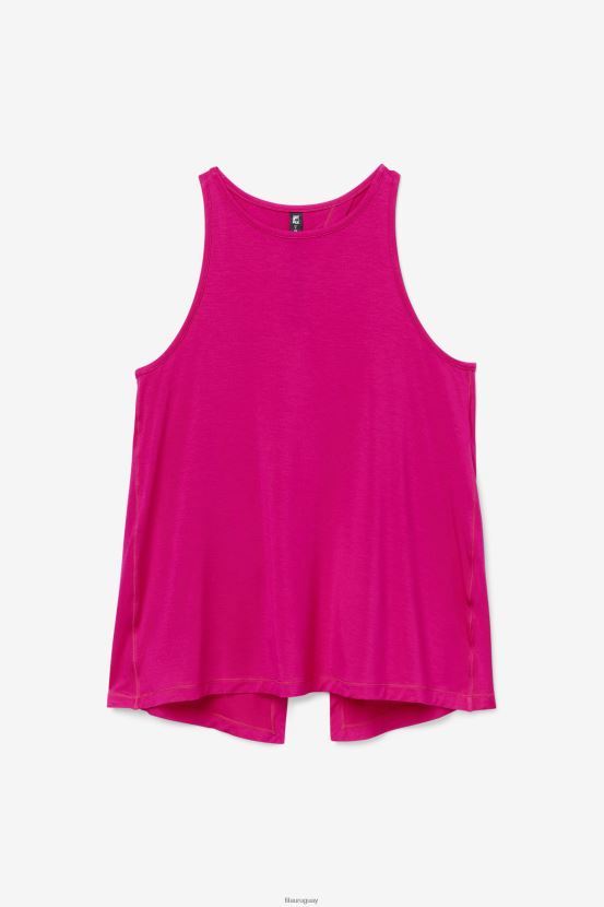 Rosa brillante FILA camiseta sin mangas fi-lux rosa brillante con espalda abierta fila 6L8PR21866