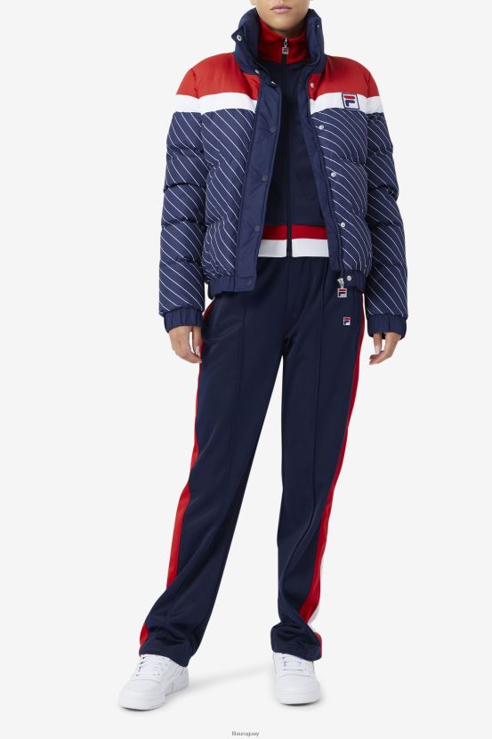 azul marino/blanco/rojo FILA chaqueta acolchada lottie azul marino/blanco/rojo fila 6L8PR21781