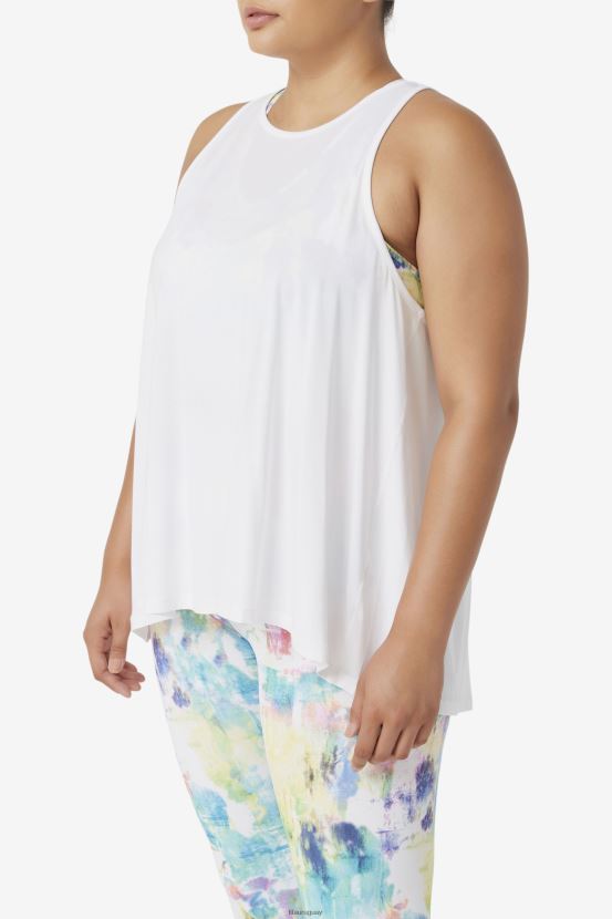 blanco FILA Camiseta sin mangas fila fi-lux blanca con espalda abierta 6L8PR21911