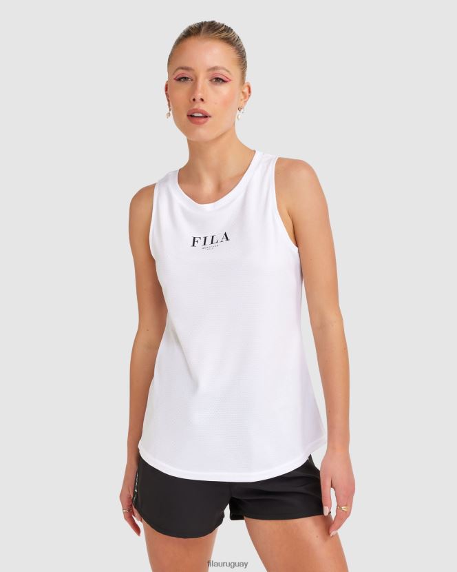 blanco FILA camiseta sin mangas fila elektra blanca para mujer 6L8PR22865